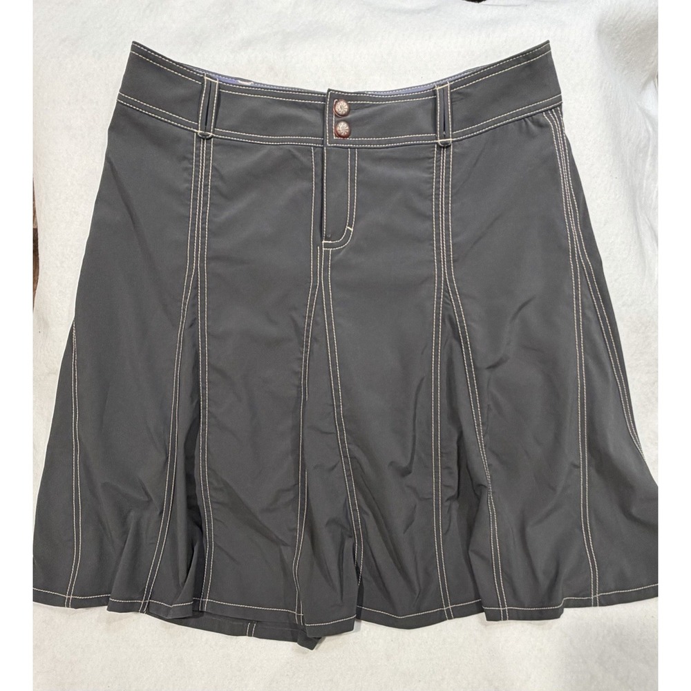 Athleta Whatever Women's Skort Tennis With Liner Gray Flare Size 10T